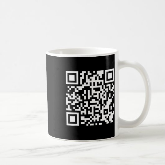 Grappig QR President Trump 4547 Trump Dancing Code Koffiemok (Rechts)