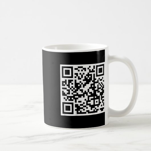 Grappig QR President Trump 4547 Trump Dancing Code Koffiemok (Rechts)