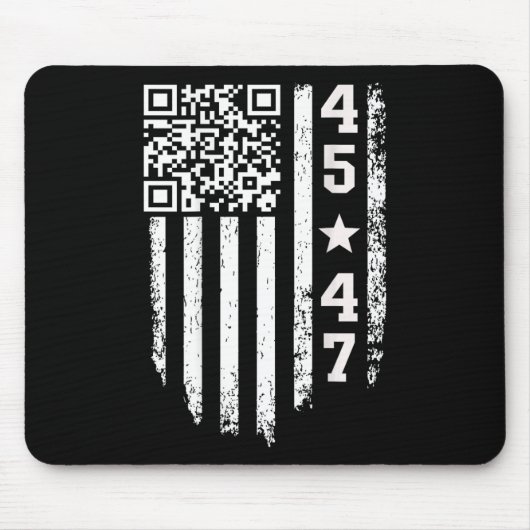 Grappig QR President Trump 4547 Trump Dancing Code Muismat (Voorkant)