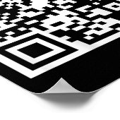 Grappig QR President Trump 4547 Trump Dancing Code Poster (Hoek)