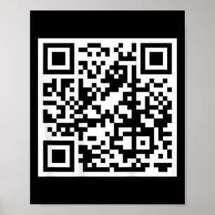 Grappig QR President Trump 4547 Trump Dancing Code Poster