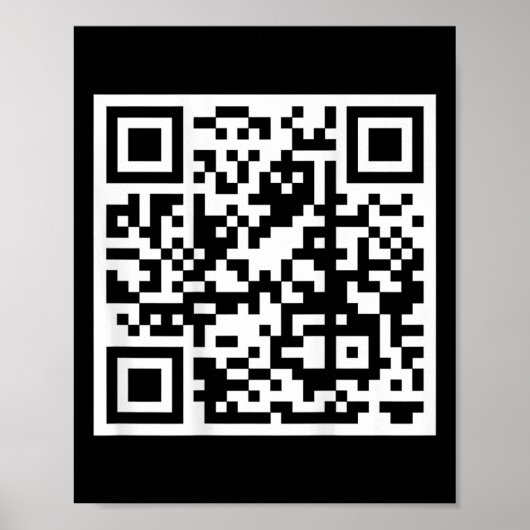 Grappig QR President Trump 4547 Trump Dancing Code Poster (Voorkant)