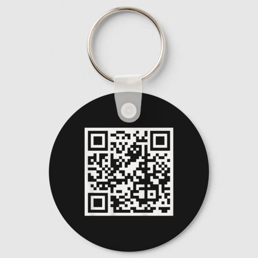 Grappig QR President Trump 4547 Trump Dancing Code Sleutelhanger (Voorkant)