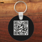 Grappig QR President Trump 4547 Trump Dancing Code Sleutelhanger (Voorkant)