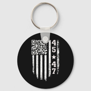 Grappig QR President Trump 4547 Trump Dancing Code Sleutelhanger