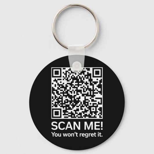 Grappig QR President Trump 4547 Trump Dancing Code Sleutelhanger (Voorkant)