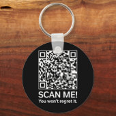 Grappig QR President Trump 4547 Trump Dancing Code Sleutelhanger (Voorkant)
