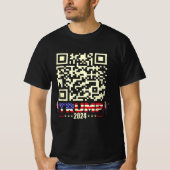 Grappig QR President Trump 45/47 Trump Dancing Cod T-shirt (Voorkant)