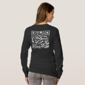 Grappig QR President Trump 45 47 Trump Dancing Cod T-shirt (Achterkant volledig)