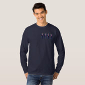 Grappig QR President Trump 45/47 Trump Dancing Cod T-shirt (Voorkant volledig)