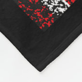 Grappig QR President Trump Code Dans Fleece Deken (Hoek)