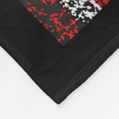 Grappig QR President Trump Code Dans Fleece Deken (Hoek)