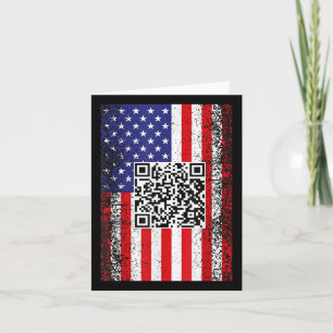 Grappig QR President Trump Code Dans Kaart