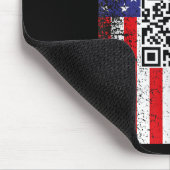 Grappig QR President Trump Code Dans Muismat (Hoek)