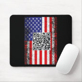 Grappig QR President Trump Code Dans Muismat (Met muis)