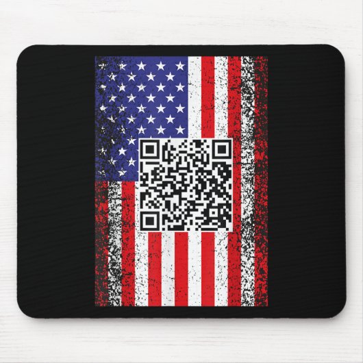 Grappig QR President Trump Code Dans Muismat (Voorkant)