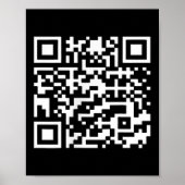 Grappig QR President Trump Dance Code _1 Poster (Voorkant)