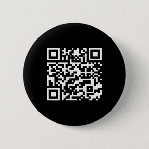 Grappig QR President Trump Dance Code _1 Ronde Button 5,7 Cm