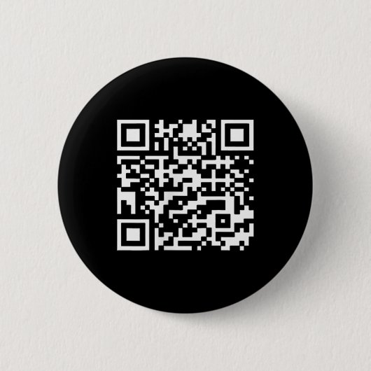 Grappig QR President Trump Dance Code _1 Ronde Button 5,7 Cm (Voorkant)