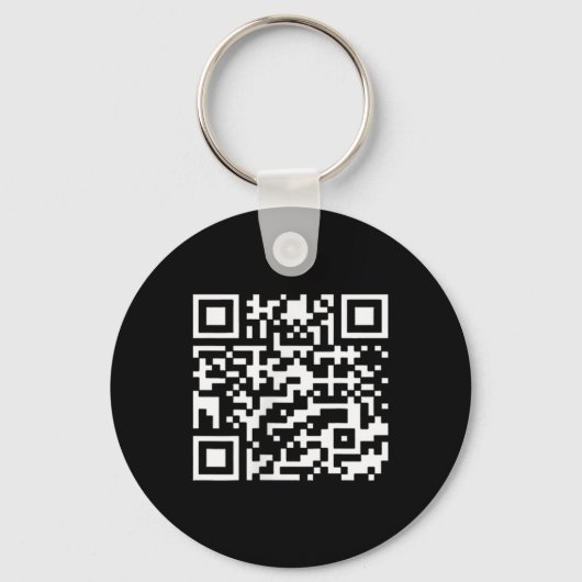 Grappig QR President Trump Dance Code _1 Sleutelhanger (Voorkant)