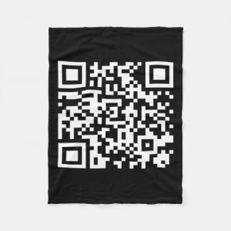 Grappig QR President Trump Dance Code 2025 Fleece Deken