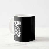 Grappig QR President Trump Dance Code 2025 Koffiemok (Voorkant links)