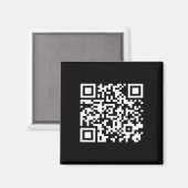 Grappig QR President Trump Dance Code 2025 Magneet (Voorkant / Achterkant)
