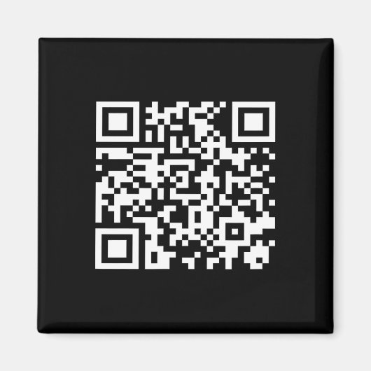 Grappig QR President Trump Dance Code 2025 Magneet (Voorkant)