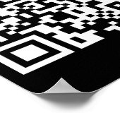 Grappig QR President Trump Dance Code 2025 Poster (Hoek)