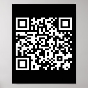 Grappig QR President Trump Dance Code 2025 Poster