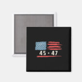 Grappig QR President Trump Dance Code 2 kant Magneet (Voorkant / Achterkant)