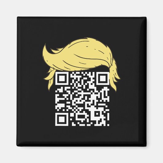 Grappig QR President Trump Dance Code 2 Magneet (Voorkant)