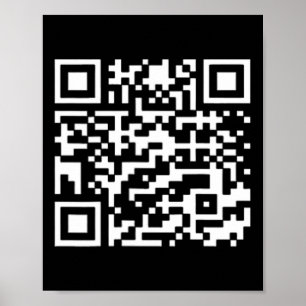 Grappig QR President Trump Dance Code 2 Poster