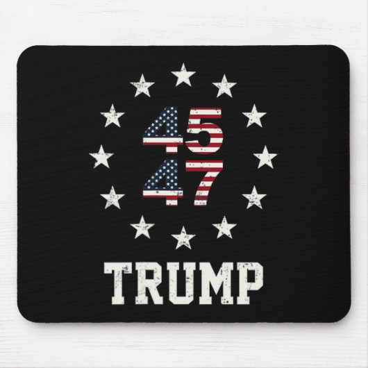 Grappig QR President Trump Dance Code 4547 (voorka Muismat (Voorkant)