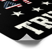 Grappig QR President Trump Dance Code 4547 (voorka Poster (Hoek)