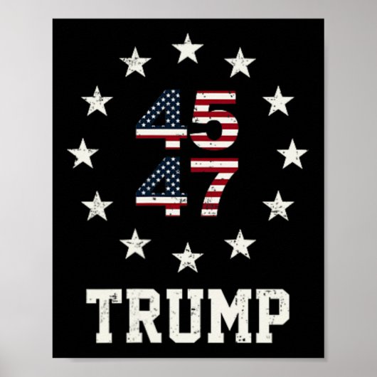 Grappig QR President Trump Dance Code 4547 (voorka Poster (Voorkant)