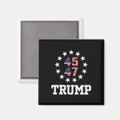 Grappig QR President Trump Dance Code Inauguratie Magneet (Voorkant / Achterkant)
