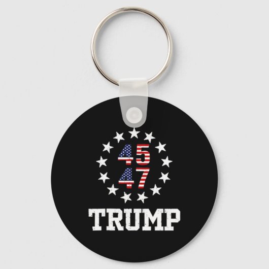 Grappig QR President Trump Dance Code Inauguratie Sleutelhanger (Voorkant)