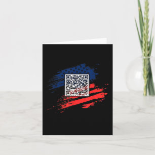 Grappig QR President Trump Dance Code Kaart