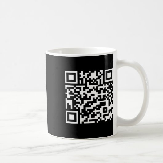 Grappig QR President Trump Dance Code Koffiemok (Rechts)