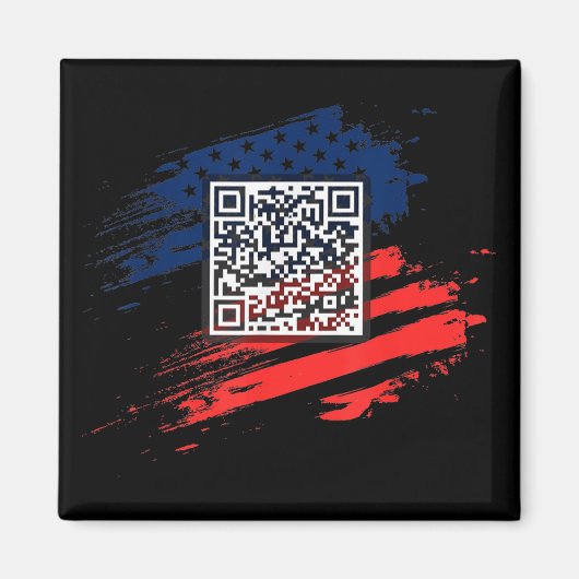 Grappig QR President Trump Dance Code Magneet (Voorkant)