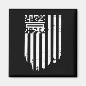 Grappig QR President Trump Dance Code Magneet (Voorkant)