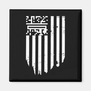 Grappig QR President Trump Dance Code Magneet