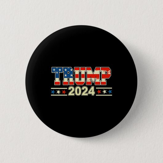 Grappig Qr President Trump Dance Code (op Byck) 2 Ronde Button 5,7 Cm (Voorkant)