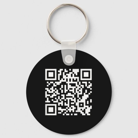Grappig Qr President Trump Dance Code (op Byck) 5 Sleutelhanger (Voorkant)