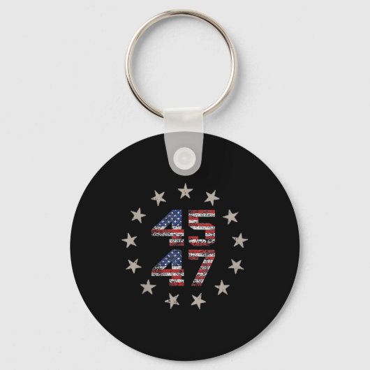 Grappig Qr President Trump Dance Code (op Byck) 6 Sleutelhanger (Voorkant)