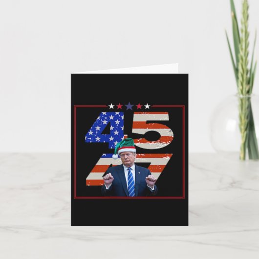 Grappig Qr President Trump Dance Code (op Byck) 8 Kaart (Voorkant)
