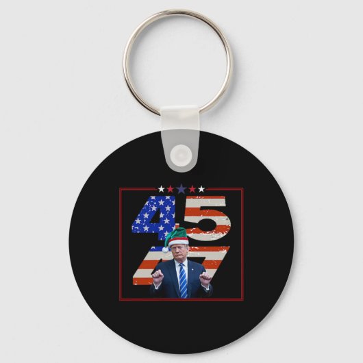 Grappig Qr President Trump Dance Code (op Byck) 8 Sleutelhanger (Voorkant)