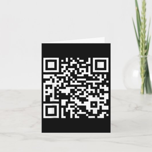 Grappig Qr President Trump Dance Code (op Byck) Kaart (Voorkant)