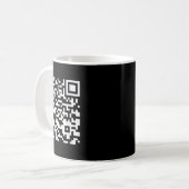 Grappig Qr President Trump Dance Code (op Byck) Koffiemok (Voorkant links)
